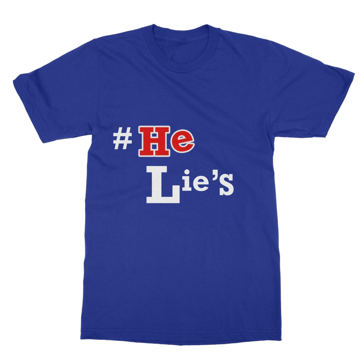 #He Lies Softstyle T-Shirt